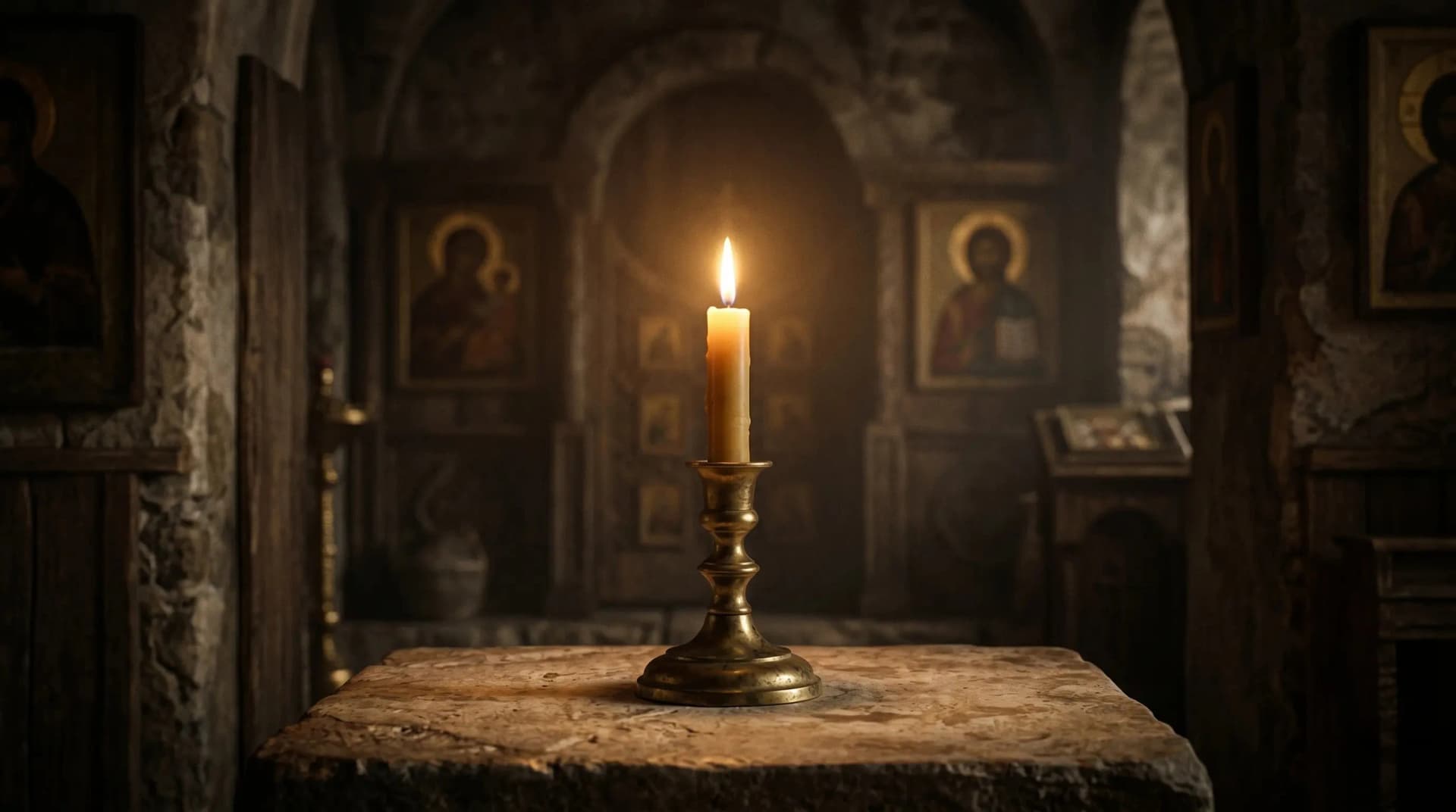 Молитва від чужого негативу: свічка в каплиці